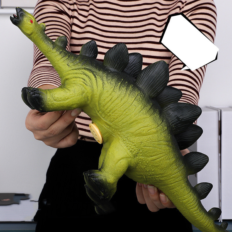 Large Soft Rubber Squeaky T-Rex Dinosaur โ photo 2