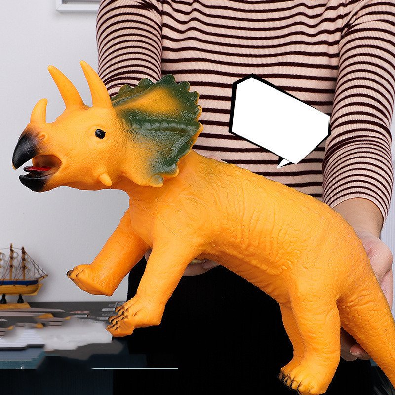 Large Soft Rubber Squeaky T-Rex Dinosaur โ photo 3