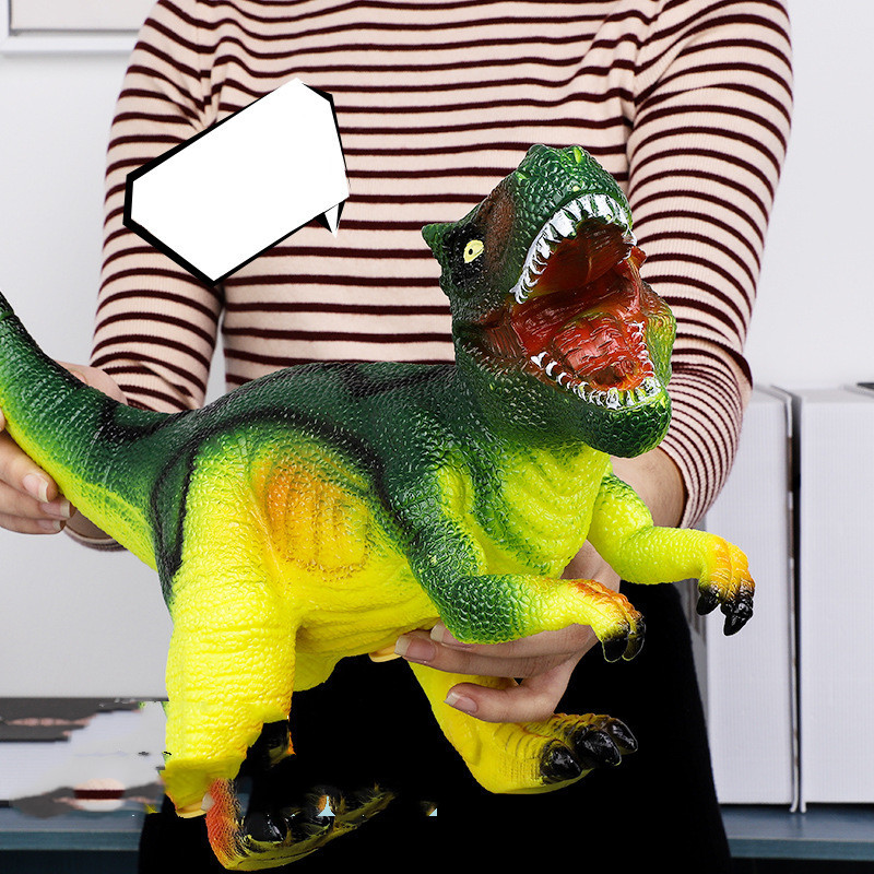 Large Soft Rubber Squeaky T-Rex Dinosaur โ photo 4
