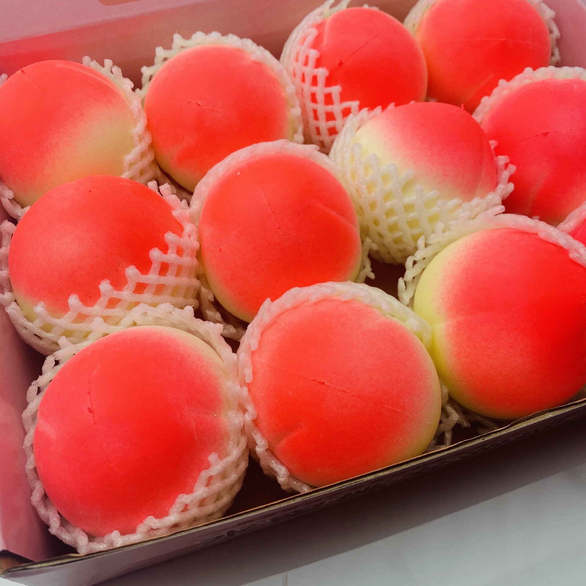 Squishy Blushing Peach Squeeze Ball