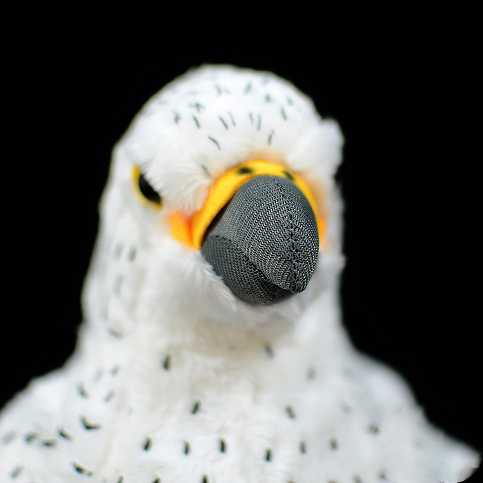 Lifelike White Gyrfalcon Plush — photo 2