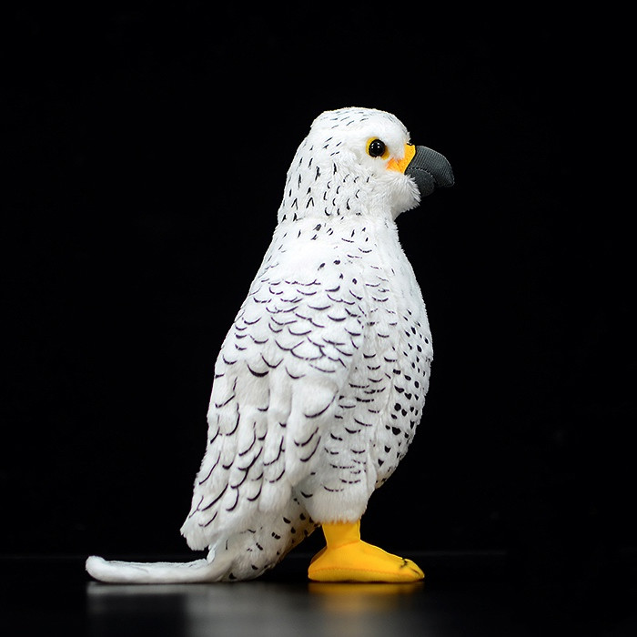 Lifelike White Gyrfalcon Plush — photo 4