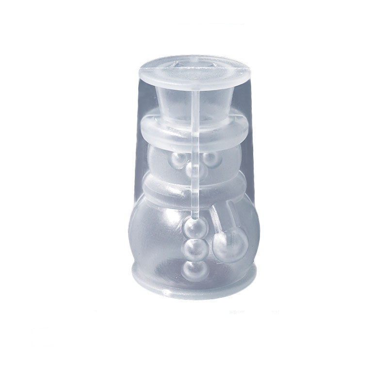 3D Snowman Silicone Resin Mold