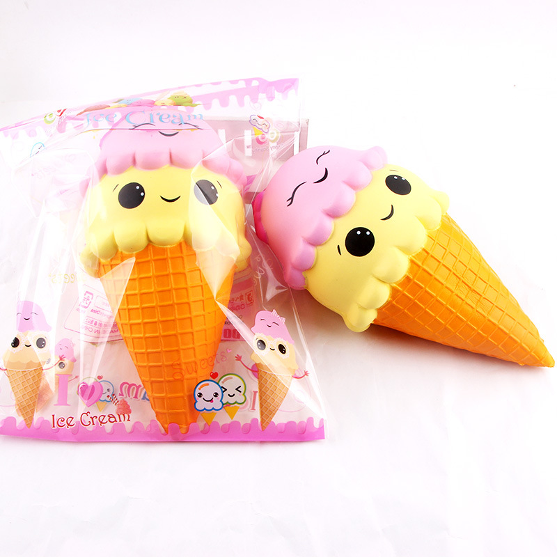 Smiley Ice Cream Cone Squishy (2-Pack) โ photo 4