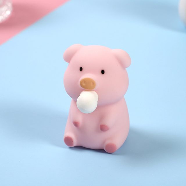 Bubble-Blowing Piggy Squeeze Toy โ photo 2