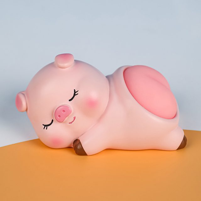 Sleepy Piggy Squishy Butt Toy
