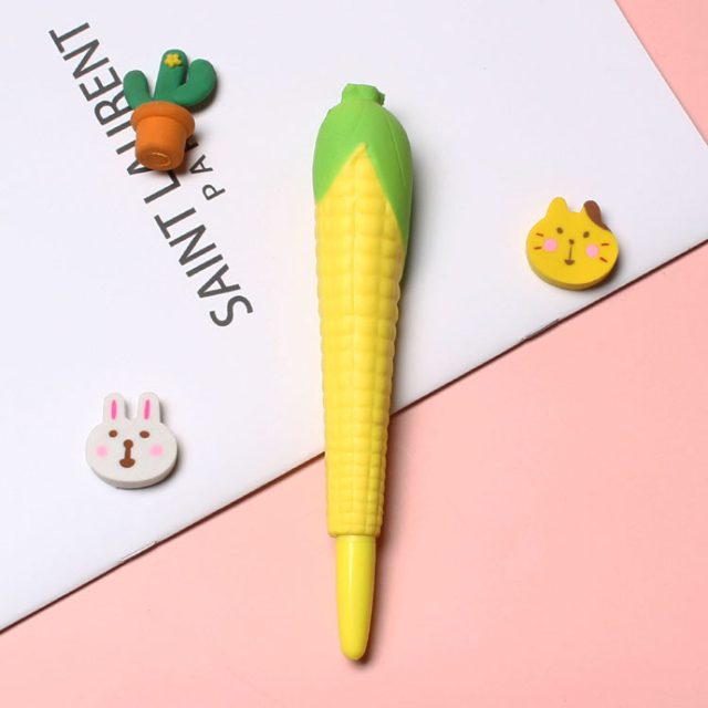 Squishy Corn-on-the-Cob Gel Pen