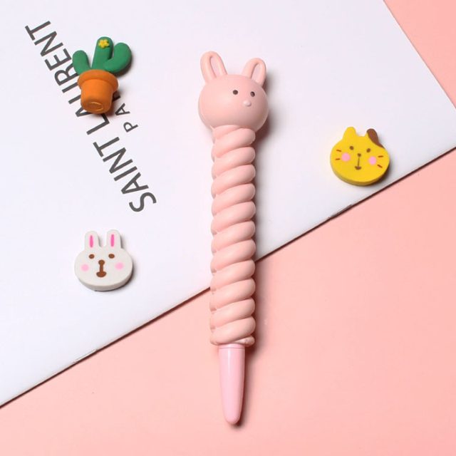 Squishy Swirl-Body Bunny Gel Pen