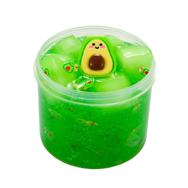Pineapple Crunch Clear Slime with Fruit Bits โ photo 4