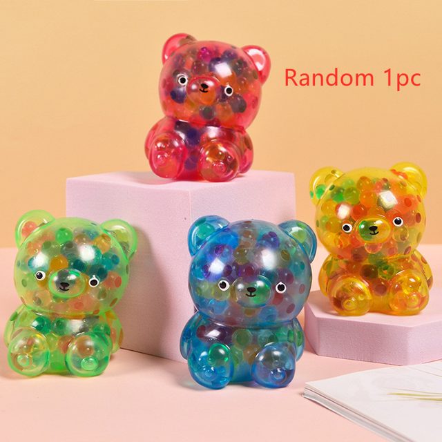 Water Bead Gummy Bear Squeeze Ball