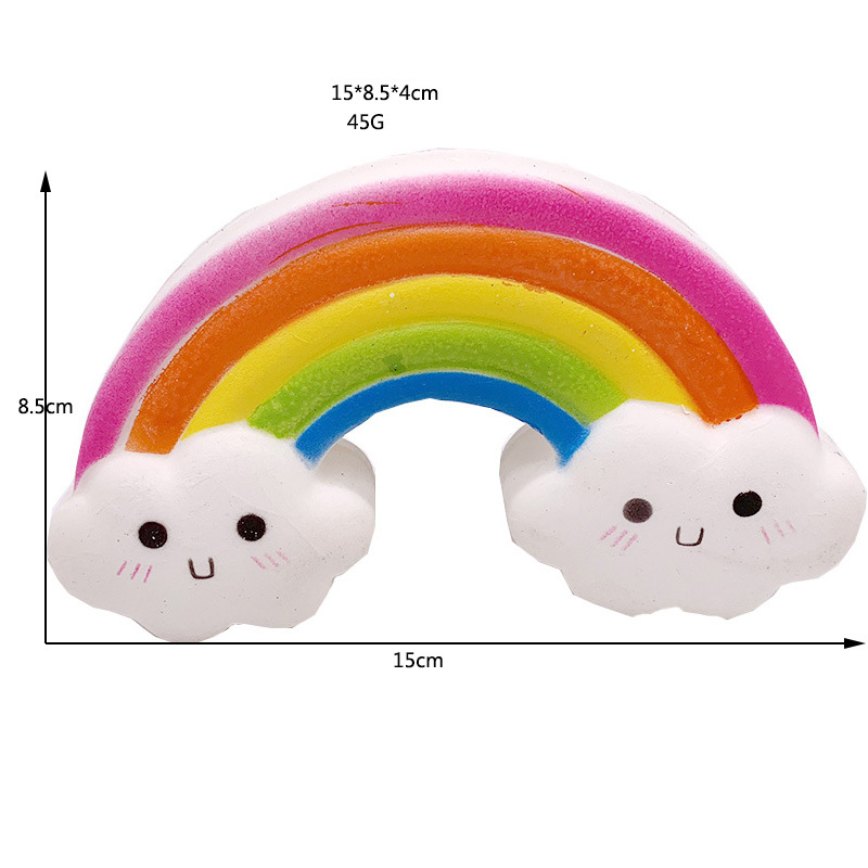 Smiley Rainbow Cloud Squishy โ photo 2