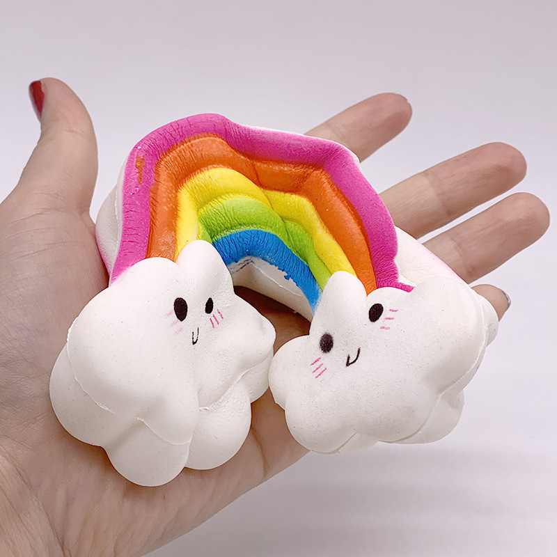 Smiley Rainbow Cloud Squishy โ photo 5