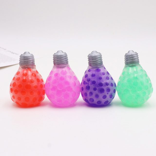 Lightbulb Water-Bead Squeeze Ball