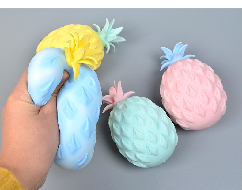 Pastel Pineapple Slow-Rise Squishy