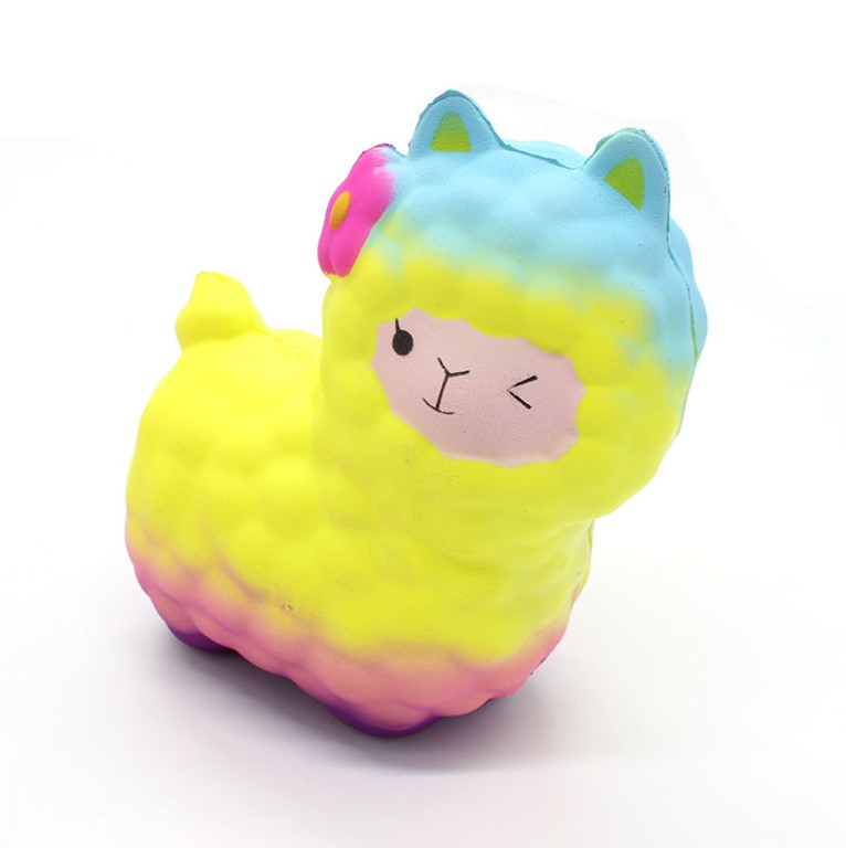 Rainbow Alpaca Slow-Rise Squishy — photo 2