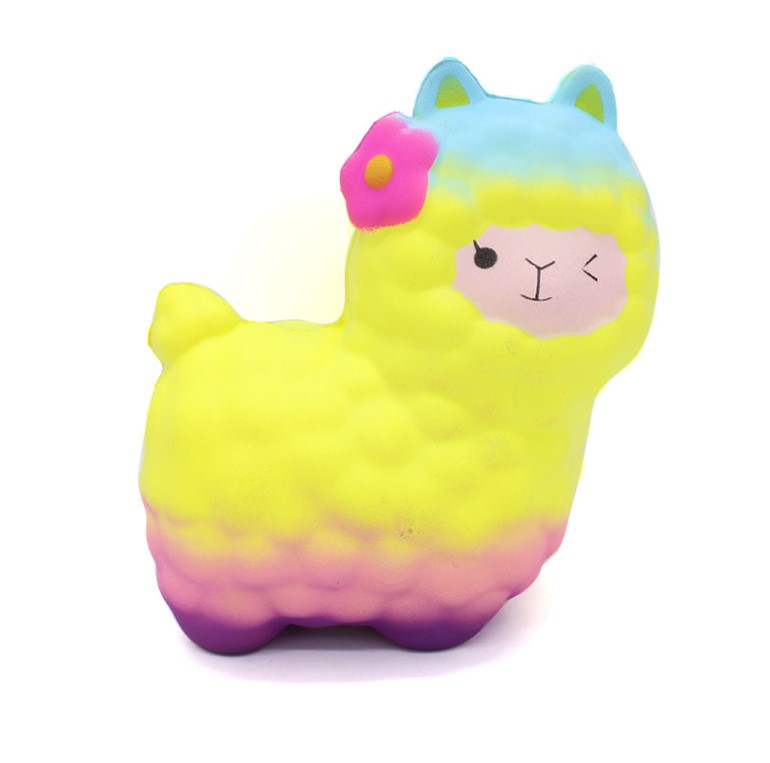 Rainbow Alpaca Slow-Rise Squishy — photo 3