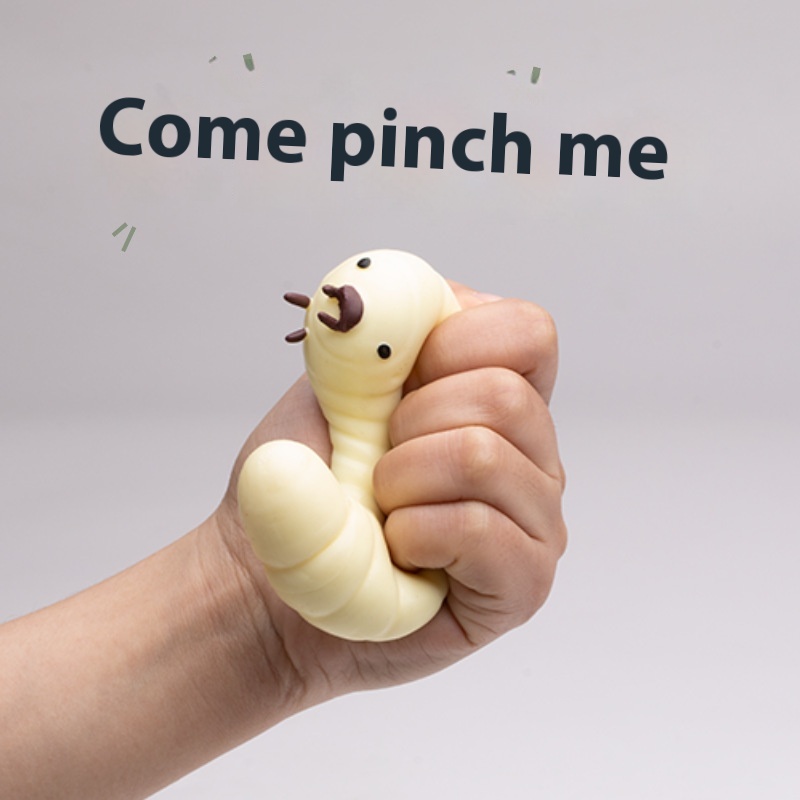 Realistic Grub Worm Prank Figure โ photo 2