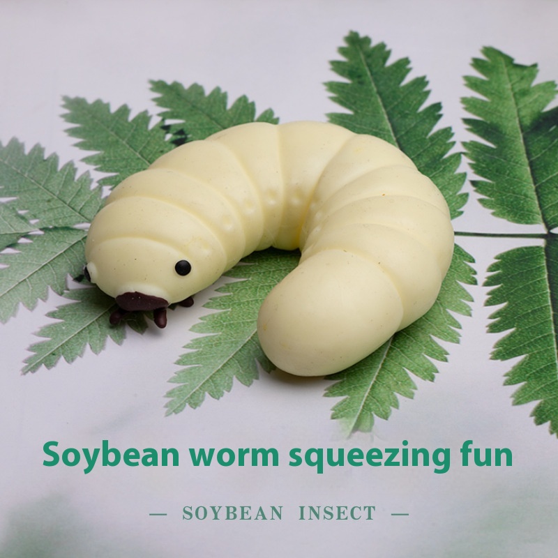 Realistic Grub Worm Prank Figure โ photo 4