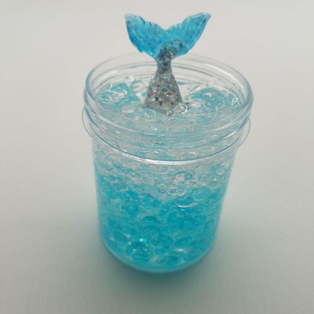 Mermaid Tail Fishbowl Bead Slime Tub