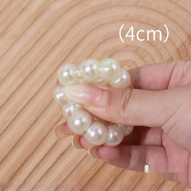 Squishy Pearl Bead Squeeze Ball (Small, 4cm)