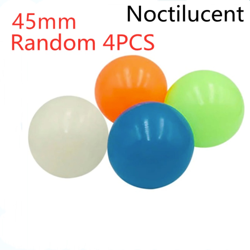 Glow-in-the-Dark Sticky Ceiling Balls, 4 Pack