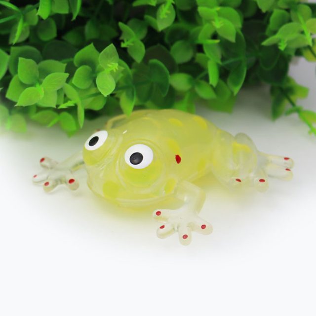 Bead-Filled Squish Frog Splat Toy โ photo 3