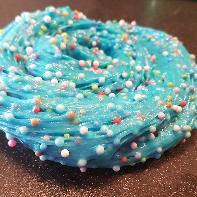 Blue Sprinkle Floam Slime