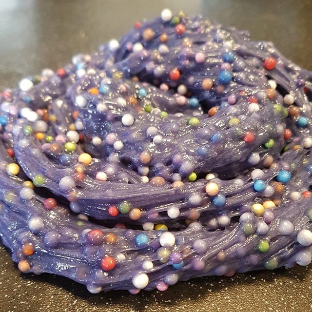 Purple Sprinkle Floam Slime
