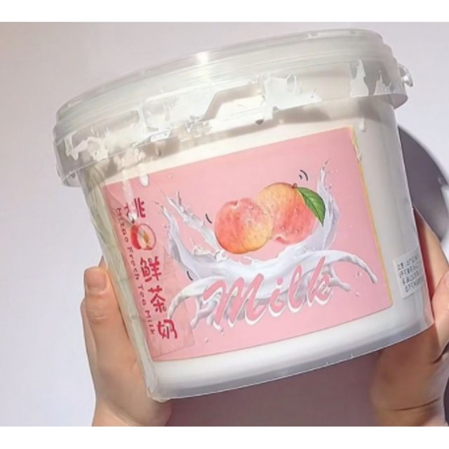 Peach Milk Tea Slime Tub โ photo 3