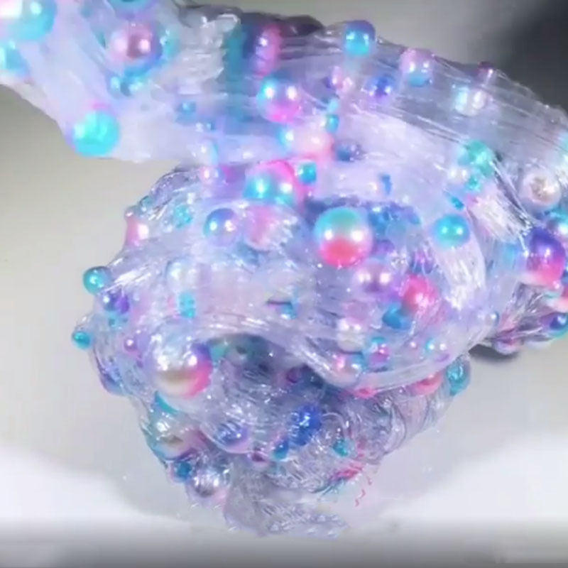 Iridescent Pearl Fishbowl Crystal Slime โ photo 2