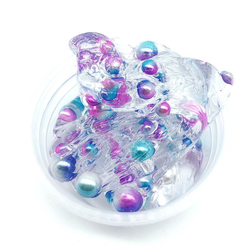 Iridescent Pearl Fishbowl Crystal Slime โ photo 3