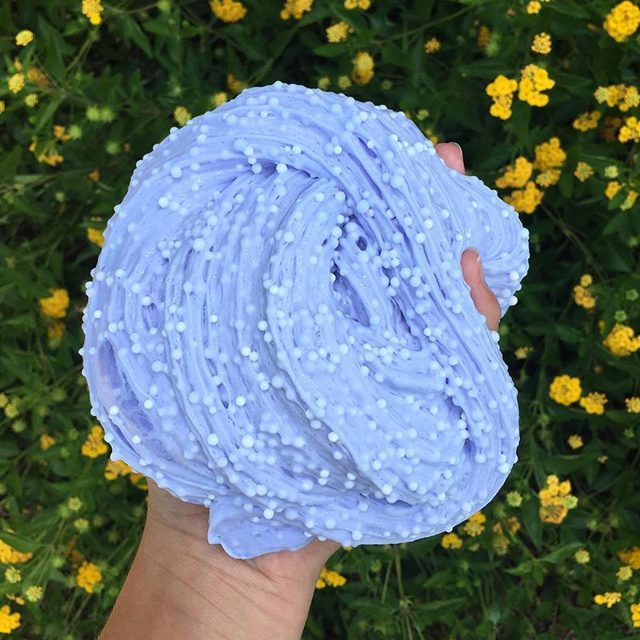 Periwinkle Bead Floam Slime, 60ml