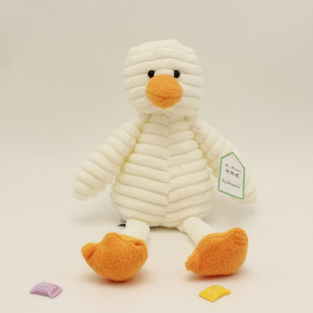 Ribbed Corduroy Duckling Plush