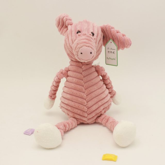 Ribbed Corduroy Piggy Plush