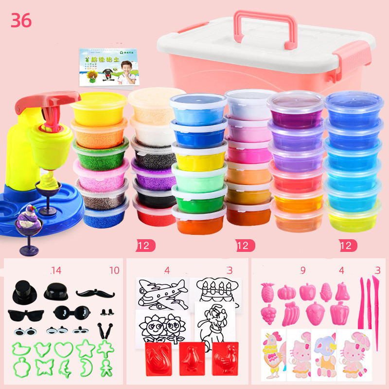 36-Color Air-Dry Clay Kit with Molds & Tools โ photo 4