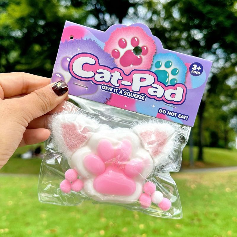 Glitter Cat Paw Pad Jelly Squishy (Cat-Pad) โ photo 2