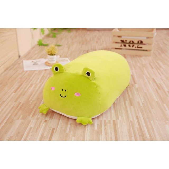 Chonky Frog Loaf Pillow Plush 30cm
