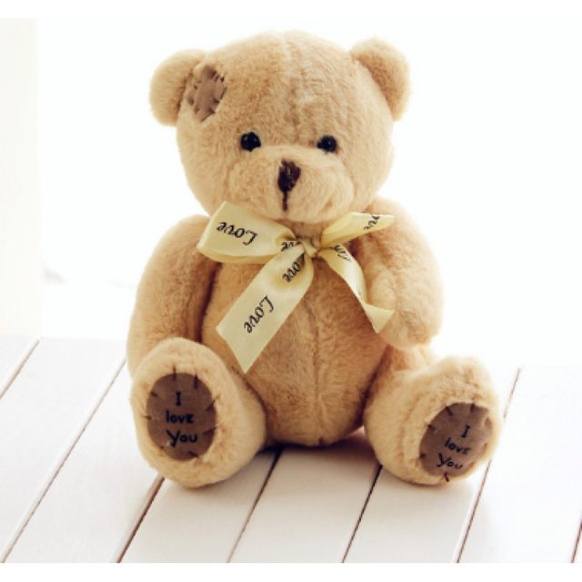 I Love You Cream Teddy Bear Plush โ photo 2