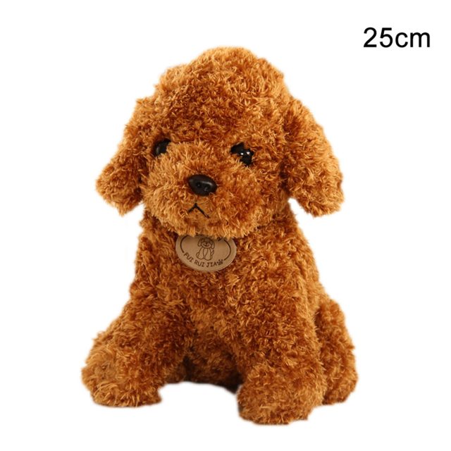 Fluffy Brown Toy Poodle Puppy Plush โ photo 3