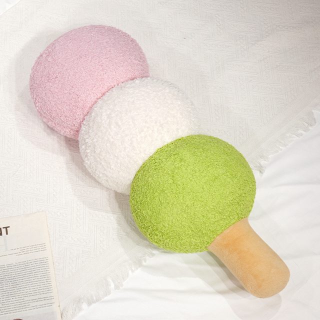 Tri-Color Dango Skewer Plush (Plain)