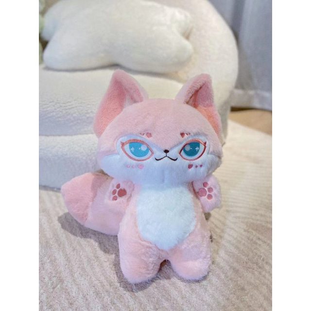 Pink Nine-Tail Kitty-Fox Plush