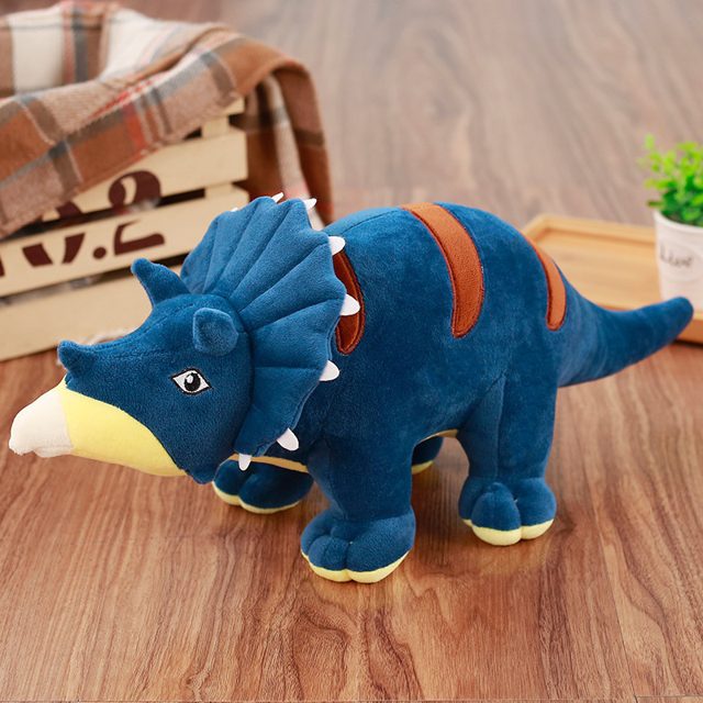 Blue Triceratops Dino Plush โ photo 3