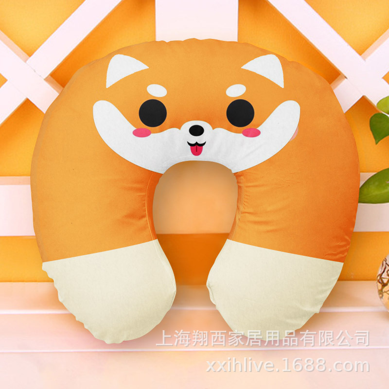 Pink Sprinkle Donut U-Shaped Travel Pillow โ photo 2