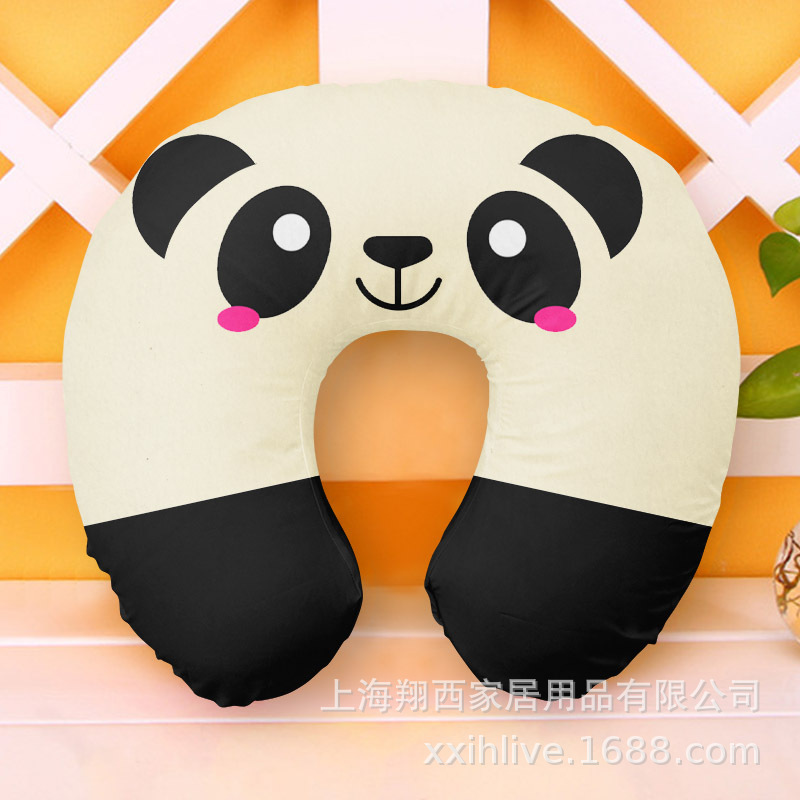 Pink Sprinkle Donut U-Shaped Travel Pillow โ photo 4