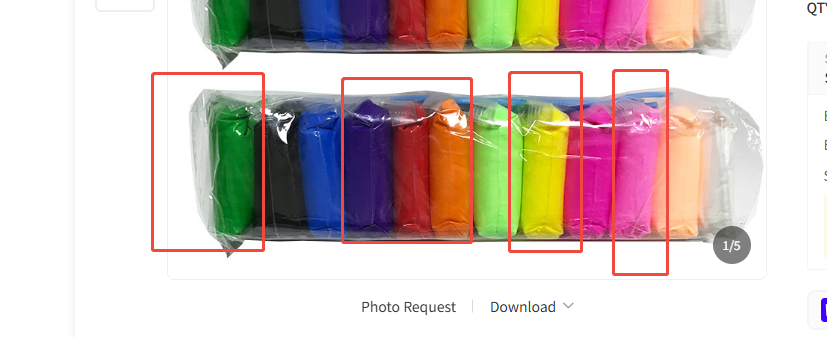 Ultra-Light Air-Dry Clay Set, 12 Non-Toxic Colors — photo 3