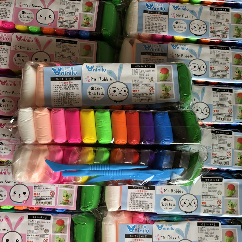 Ultra-Light Air-Dry Clay Set, 12 Non-Toxic Colors — photo 5