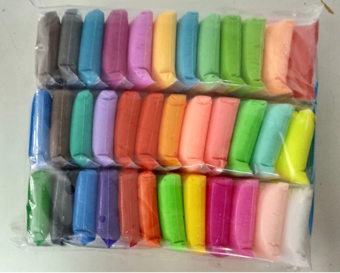 Ultra-Light Air-Dry Clay Set, 12 Non-Toxic Colors — photo 4