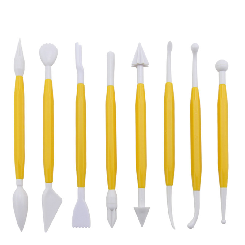 8-Piece Clay Modeling & Embossing Tool Set