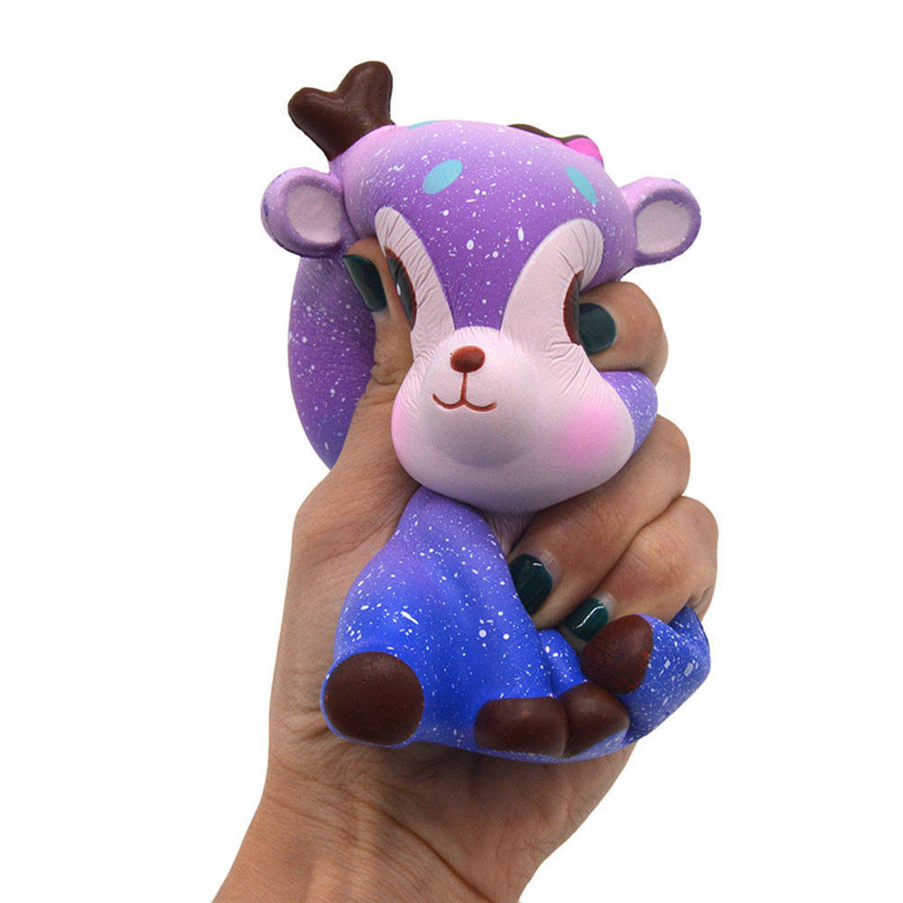 Galaxy Deer Squishy with Antlers — photo 4