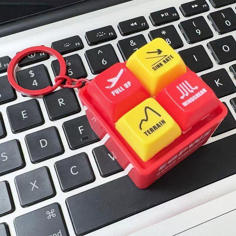 Mini Keycap Clicker Keychain Fidget